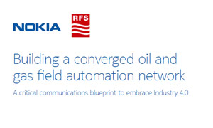 Building a converged oil and gas field automation network
